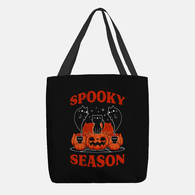 Spooky Season Cats-None-Basic Tote-Bag-tobefonseca