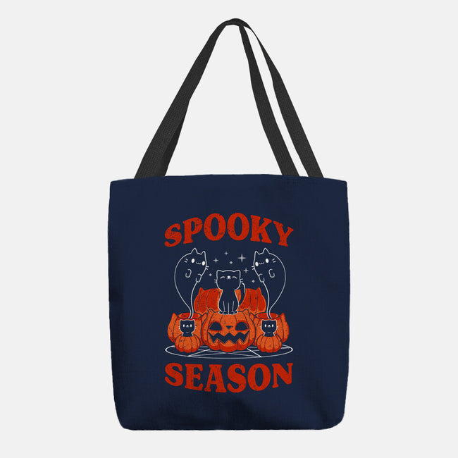 Spooky Season Cats-None-Basic Tote-Bag-tobefonseca