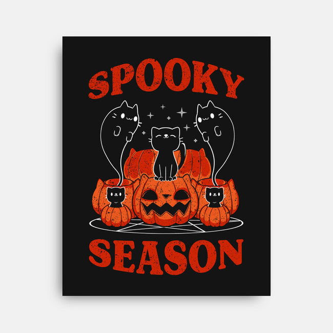 Spooky Season Cats-None-Stretched-Canvas-tobefonseca