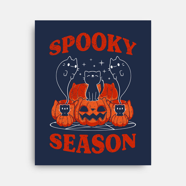 Spooky Season Cats-None-Stretched-Canvas-tobefonseca
