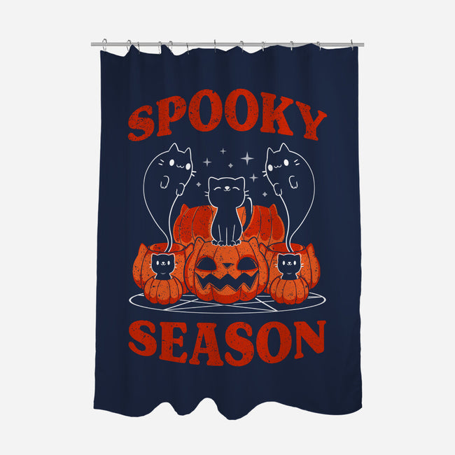 Spooky Season Cats-None-Polyester-Shower Curtain-tobefonseca