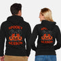 Spooky Season Cats-Unisex-Zip-Up-Sweatshirt-tobefonseca