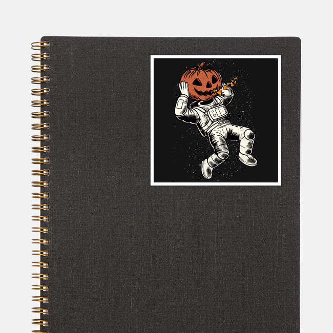 Trick Or Treat Astronaut Halloween-None-Glossy-Sticker-tobefonseca