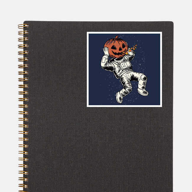 Trick Or Treat Astronaut Halloween-None-Glossy-Sticker-tobefonseca