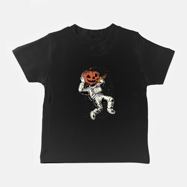 Trick Or Treat Astronaut Halloween-Baby-Basic-Tee-tobefonseca