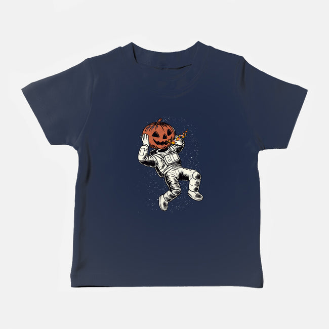 Trick Or Treat Astronaut Halloween-Baby-Basic-Tee-tobefonseca