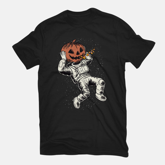 Trick Or Treat Astronaut Halloween-Mens-Basic-Tee-tobefonseca