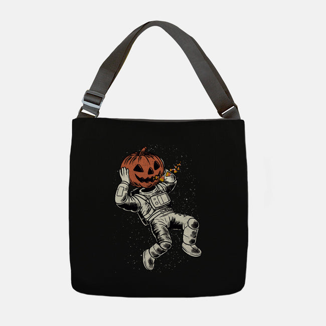 Trick Or Treat Astronaut Halloween-None-Adjustable Tote-Bag-tobefonseca