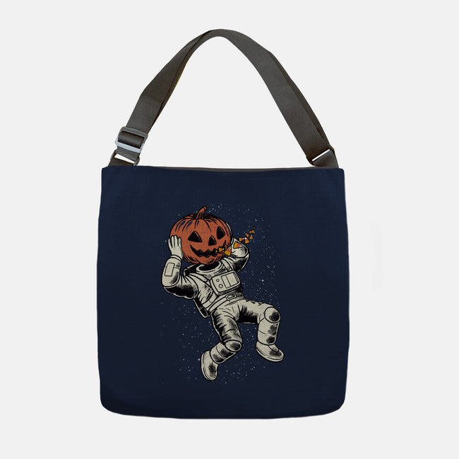 Trick Or Treat Astronaut Halloween-None-Adjustable Tote-Bag-tobefonseca