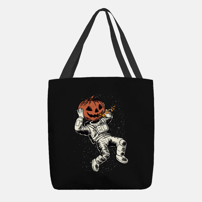 Trick Or Treat Astronaut Halloween-None-Basic Tote-Bag-tobefonseca
