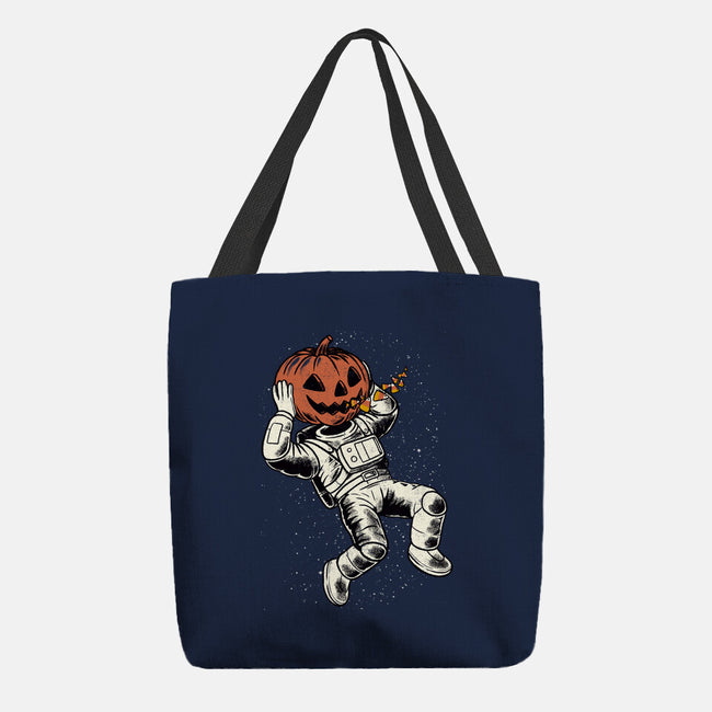 Trick Or Treat Astronaut Halloween-None-Basic Tote-Bag-tobefonseca