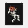 Trick Or Treat Astronaut Halloween-None-Matte-Poster-tobefonseca