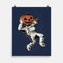 Trick Or Treat Astronaut Halloween-None-Matte-Poster-tobefonseca
