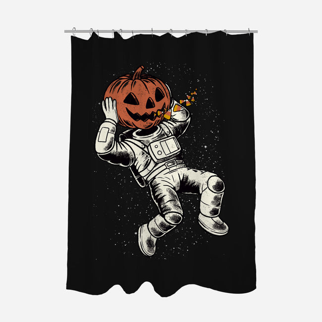 Trick Or Treat Astronaut Halloween-None-Polyester-Shower Curtain-tobefonseca