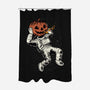 Trick Or Treat Astronaut Halloween-None-Polyester-Shower Curtain-tobefonseca
