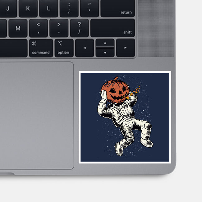 Trick Or Treat Astronaut Halloween-None-Glossy-Sticker-tobefonseca
