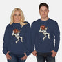 Trick Or Treat Astronaut Halloween-Unisex-Crew Neck-Sweatshirt-tobefonseca