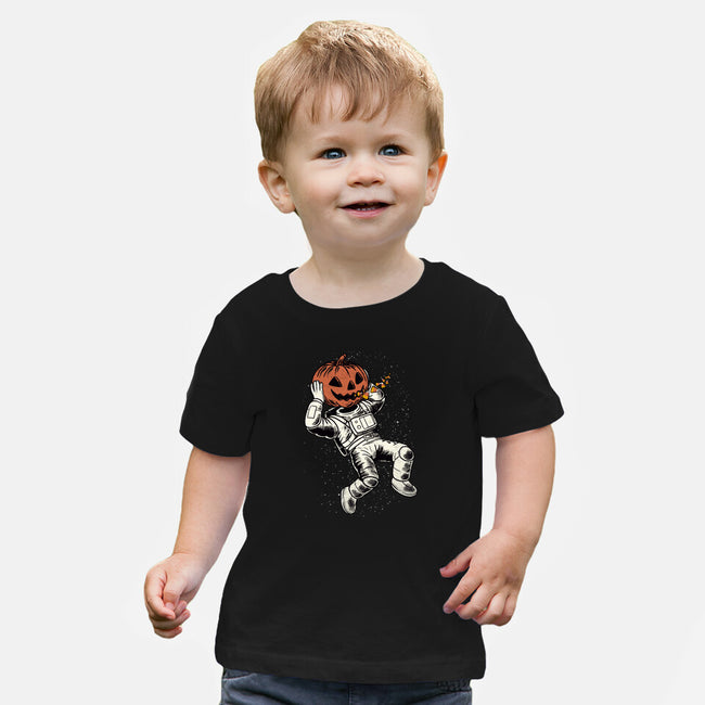 Trick Or Treat Astronaut Halloween-Baby-Basic-Tee-tobefonseca