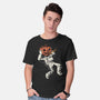 Trick Or Treat Astronaut Halloween-Mens-Basic-Tee-tobefonseca