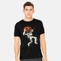 Trick Or Treat Astronaut Halloween-Mens-Heavyweight-Tee-tobefonseca
