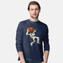 Trick Or Treat Astronaut Halloween-Mens-Long Sleeved-Tee-tobefonseca