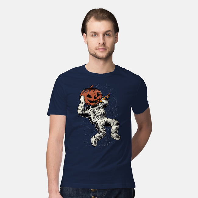 Trick Or Treat Astronaut Halloween-Mens-Premium-Tee-tobefonseca