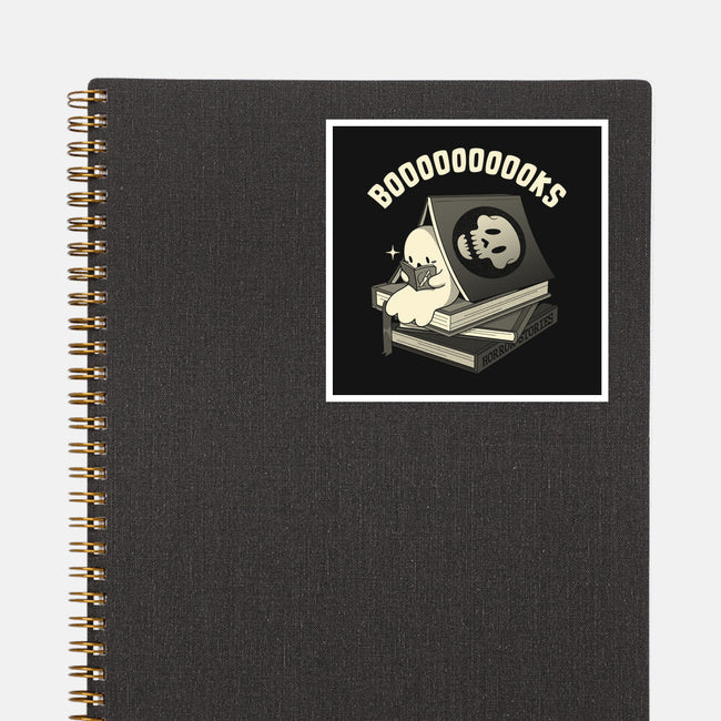 Ghostly Booooks-None-Glossy-Sticker-tobefonseca