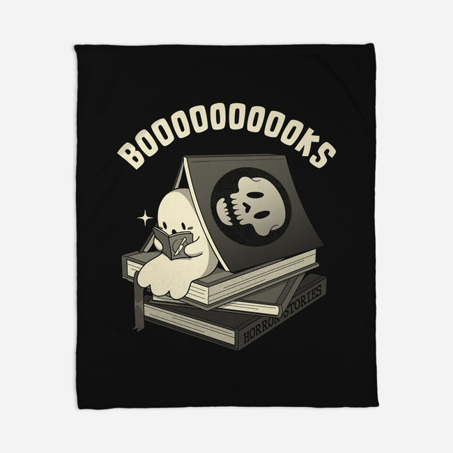 Ghostly Booooks-None-Fleece-Blanket-tobefonseca