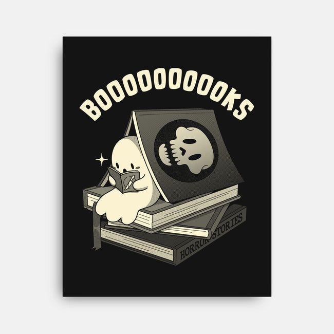 Ghostly Booooks-None-Stretched-Canvas-tobefonseca