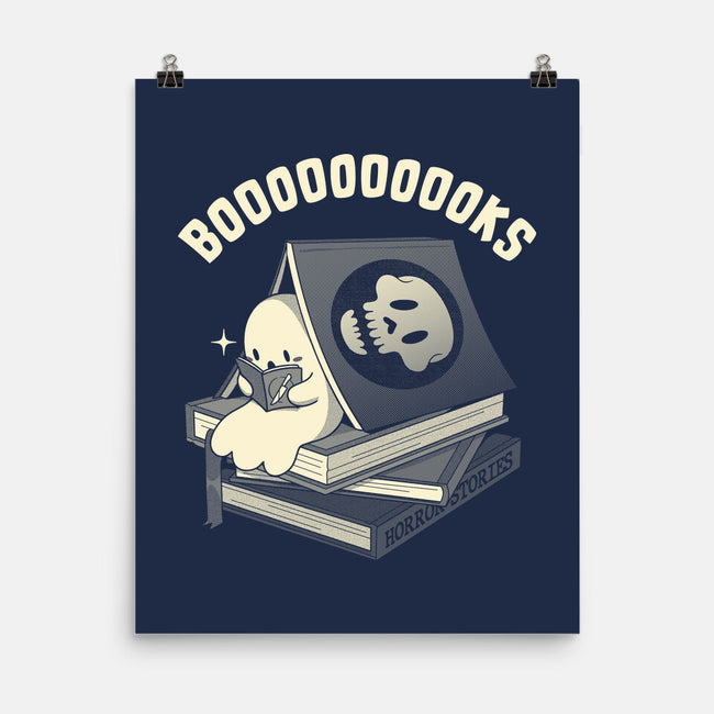 Ghostly Booooks-None-Matte-Poster-tobefonseca