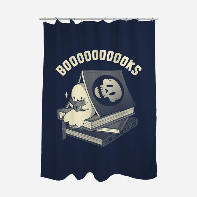 Ghostly Booooks-None-Polyester-Shower Curtain-tobefonseca