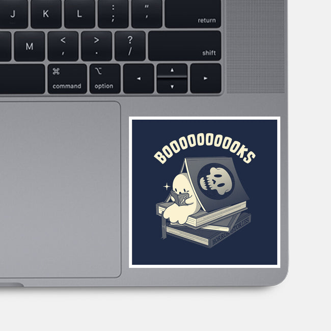 Ghostly Booooks-None-Glossy-Sticker-tobefonseca