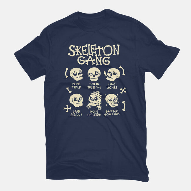 Skeleton Gang-Womens-Fitted-Tee-tobefonseca