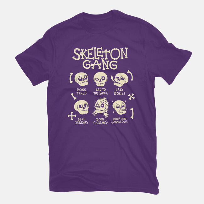 Skeleton Gang-Womens-Basic-Tee-tobefonseca