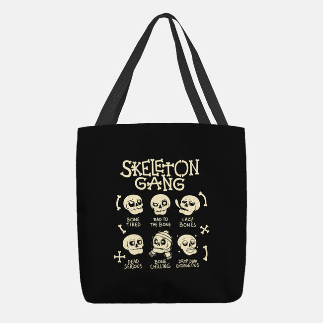 Skeleton Gang-None-Basic Tote-Bag-tobefonseca