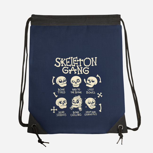 Skeleton Gang-None-Drawstring-Bag-tobefonseca