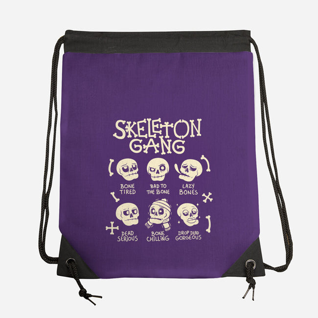 Skeleton Gang-None-Drawstring-Bag-tobefonseca