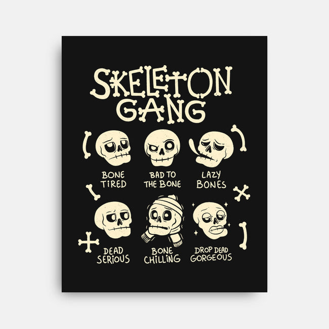 Skeleton Gang-None-Stretched-Canvas-tobefonseca