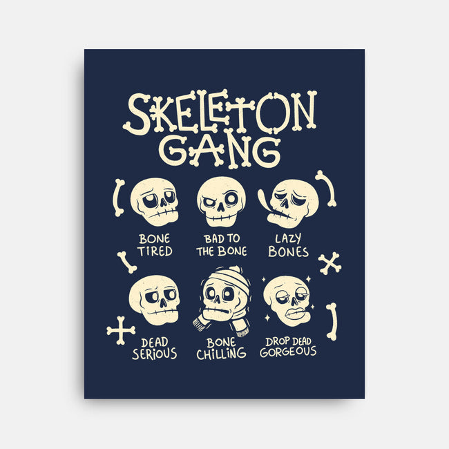 Skeleton Gang-None-Stretched-Canvas-tobefonseca