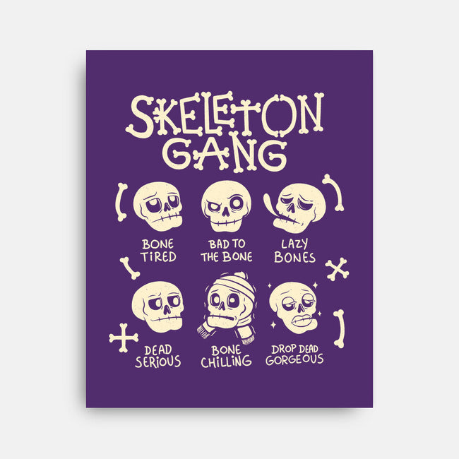 Skeleton Gang-None-Stretched-Canvas-tobefonseca