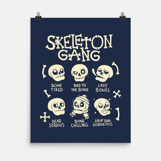 Skeleton Gang-None-Matte-Poster-tobefonseca