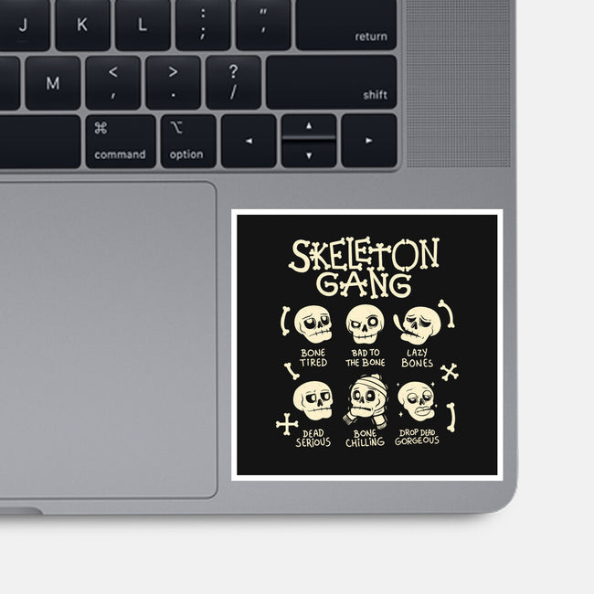 Skeleton Gang-None-Glossy-Sticker-tobefonseca