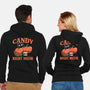 Candy Right Meow-Unisex-Zip-Up-Sweatshirt-tobefonseca