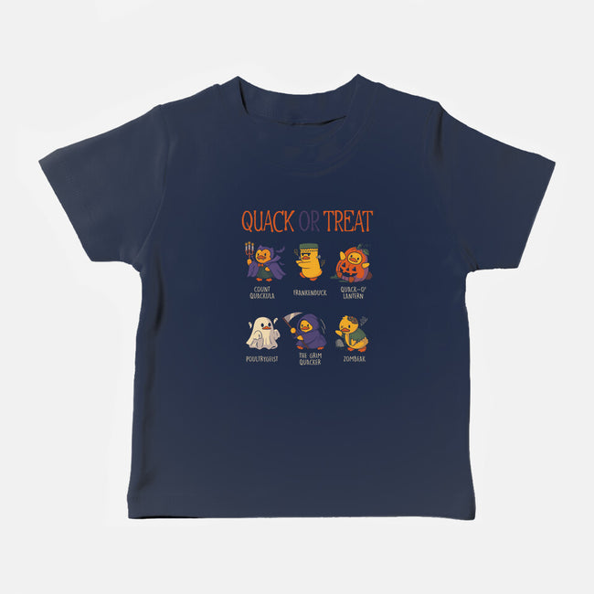 Quack Or Treat-Baby-Basic-Tee-tobefonseca