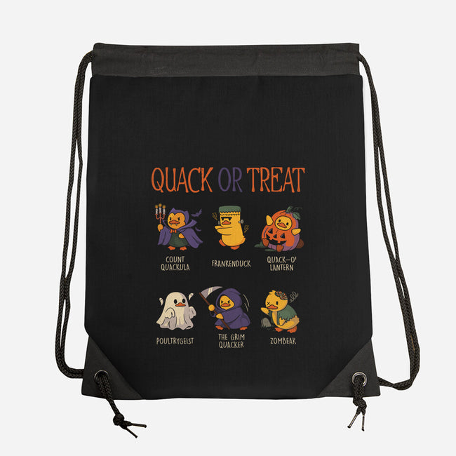Quack Or Treat-None-Drawstring-Bag-tobefonseca