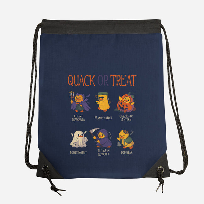 Quack Or Treat-None-Drawstring-Bag-tobefonseca