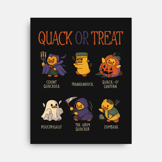 Quack Or Treat-None-Stretched-Canvas-tobefonseca