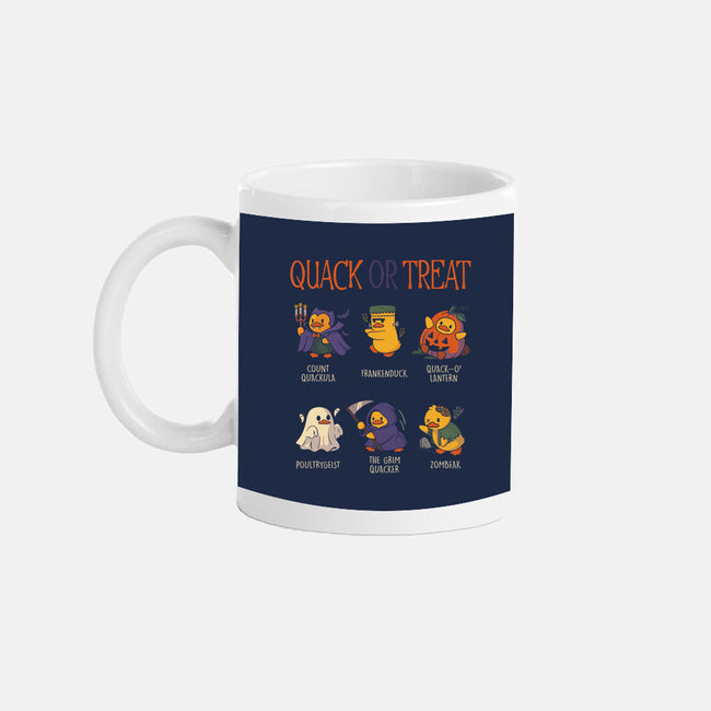 Quack Or Treat-None-Mug-Drinkware-tobefonseca