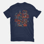 Happy Meoween Black Cat Halloween-Mens-Basic-Tee-tobefonseca