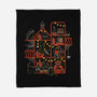 Happy Meoween Black Cat Halloween-None-Fleece-Blanket-tobefonseca